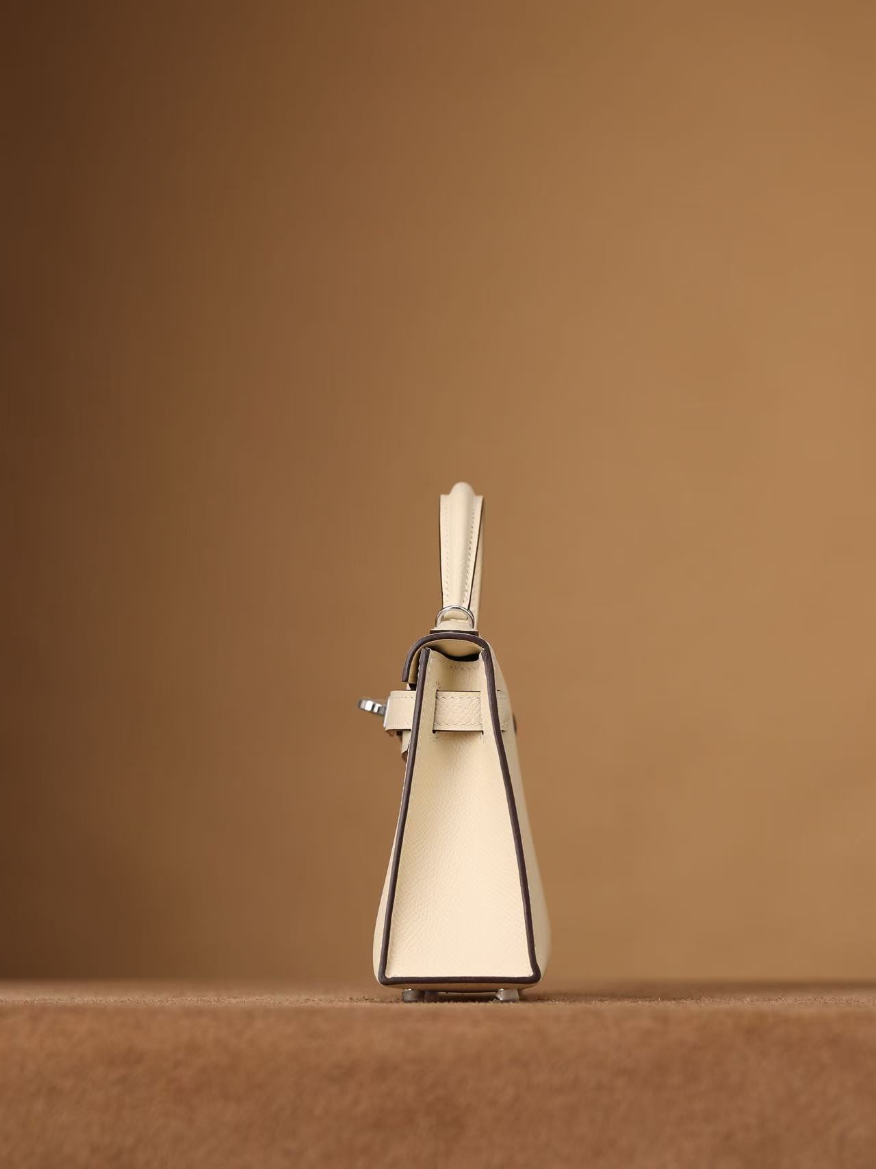 Mini Kelly 二代 奶油白 银扣 - Image 2