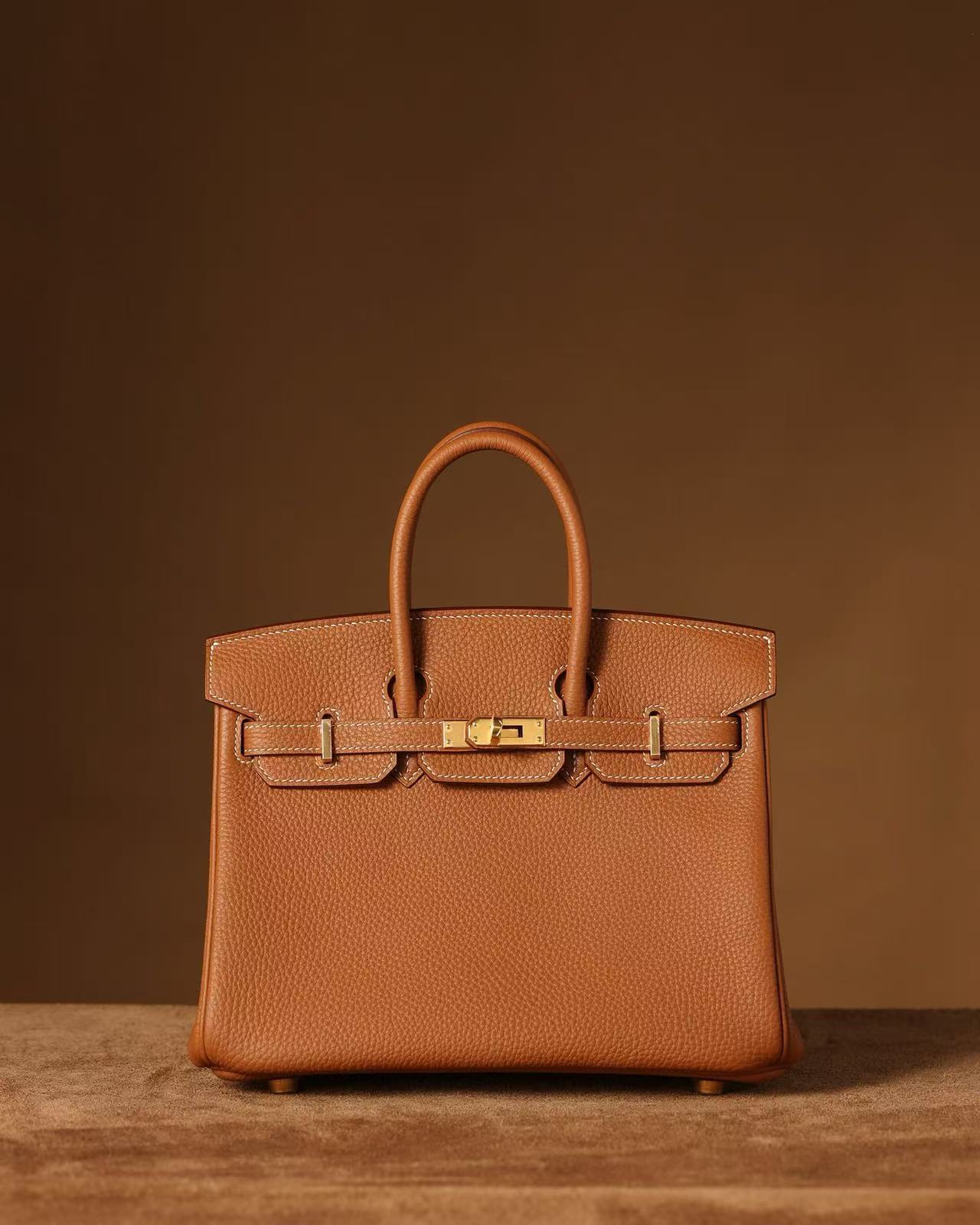 Birkin 25cm 金棕金扣 - Image 2
