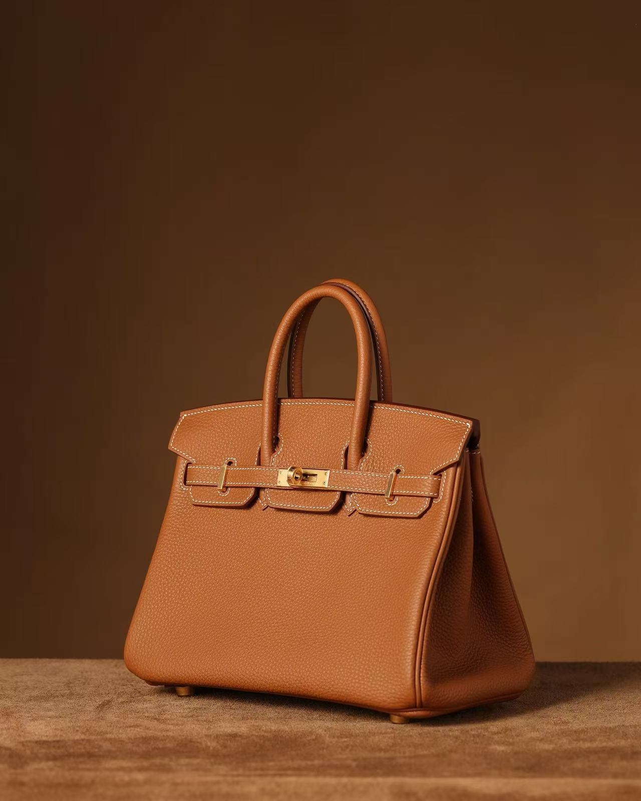 Birkin 25cm 金棕金扣 - Image 5