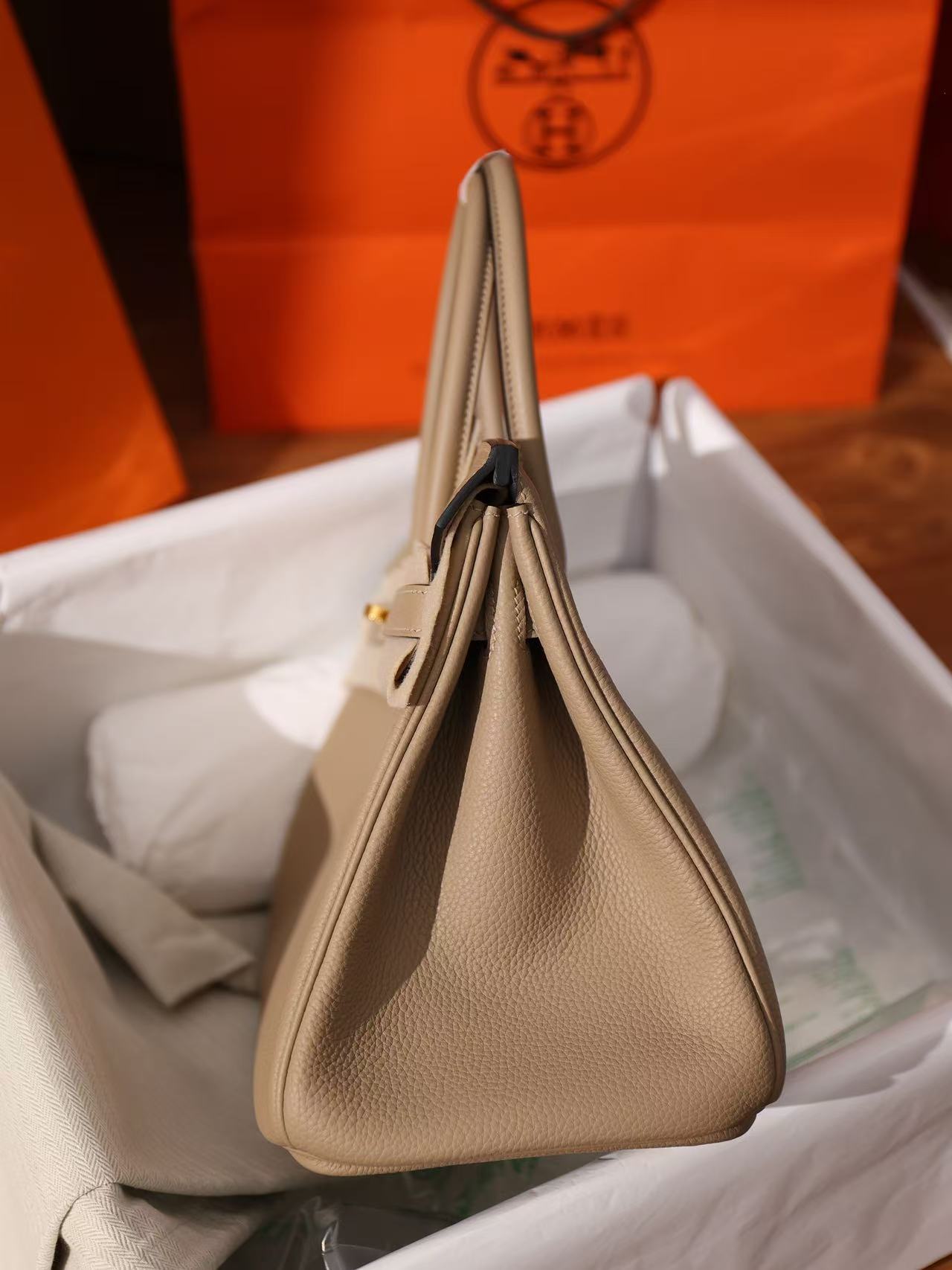 Birkin 30cm 风衣灰金扣 - Image 2
