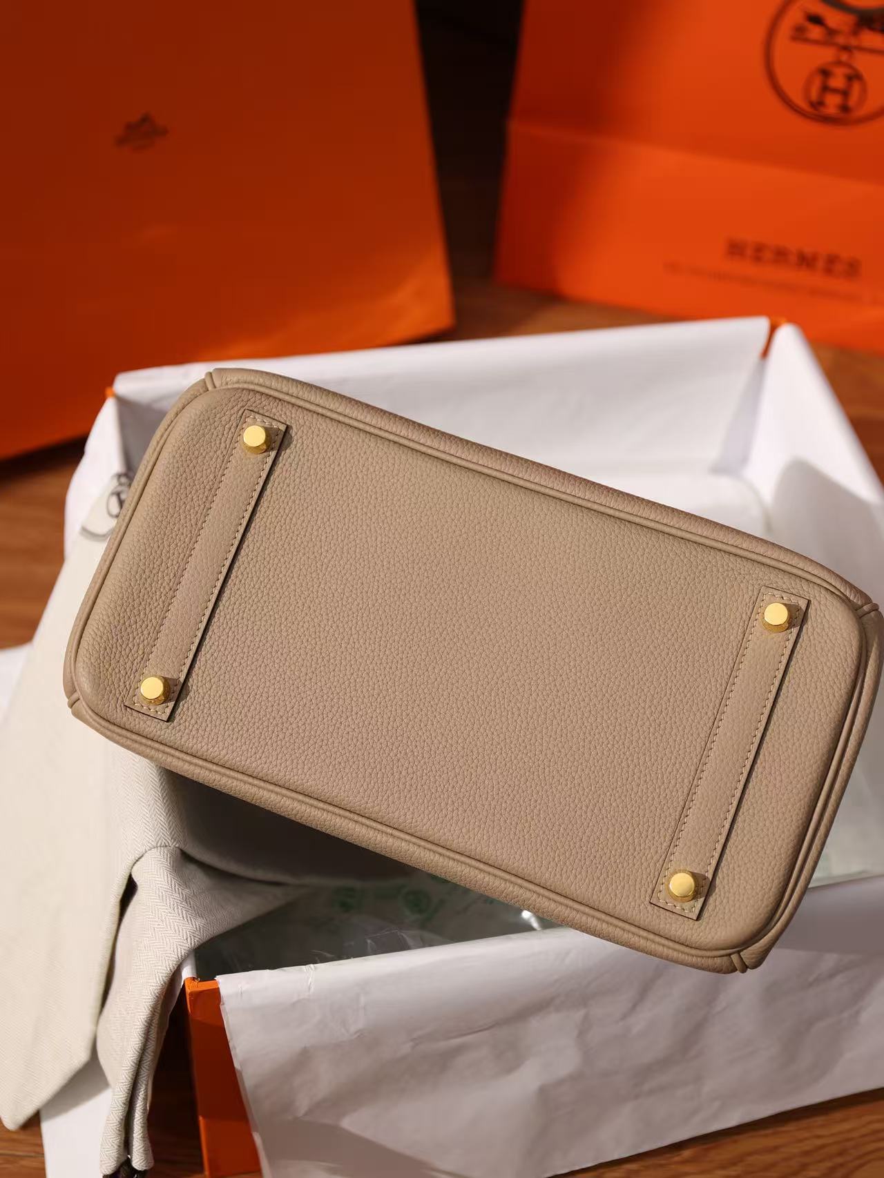 Birkin 30cm 风衣灰金扣 - Image 4