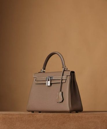 Kelly 25cm 内缝 大象灰 银扣 Togo皮